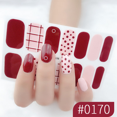 1 list laka za nokte Umjetnička naljepnica 3D svjetlucavi puder Cvjetne naljepnice Folije za nokte Manikura Vodootporne Punopokrivene ljepljive tetovaže Nabavka