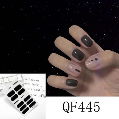 1 list laka za nokte Umjetnička naljepnica 3D svjetlucavi puder Cvjetne naljepnice Folije za nokte Manikura Vodootporne Punopokrivene ljepljive tetovaže Nabavka