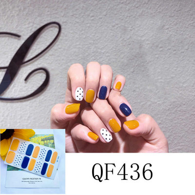 1 list laka za nokte Umjetnička naljepnica 3D svjetlucavi puder Cvjetne naljepnice Folije za nokte Manikura Vodootporne Punopokrivene ljepljive tetovaže Nabavka