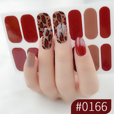 1 list laka za nokte Umjetnička naljepnica 3D svjetlucavi puder Cvjetne naljepnice Folije za nokte Manikura Vodootporne Punopokrivene ljepljive tetovaže Nabavka