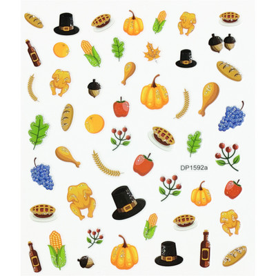 Fluoreszcens 3D körömmatricák Világító Halloween Pumpkin Pókcsillag Hold DIY Körömmatricák Sötétben Ragyog Nail Art Dekoráció