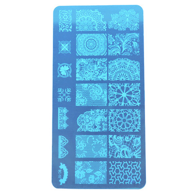 GAM-BELLE 1 τμχ Πλάκες σφράγισης νυχιών Νέα σχέδια Rose Flower Geometry Nail Art Stamp DIY Βερνίκι νυχιών Αξεσουάρ εκτύπωσης Εργαλεία