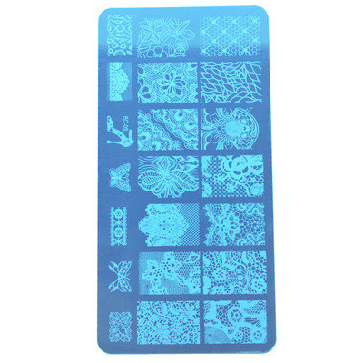 GAM-BELLE 1 τμχ Πλάκες σφράγισης νυχιών Νέα σχέδια Rose Flower Geometry Nail Art Stamp DIY Βερνίκι νυχιών Αξεσουάρ εκτύπωσης Εργαλεία