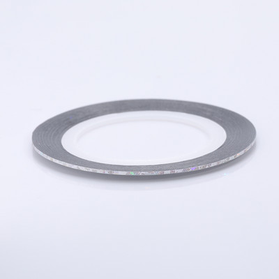 1 ρολό ρολό ροζ χρυσό φύλλο νυχιών Sparkly Sky Glitter Αυτοκόλλητα μεταφοράς Nail Art Slider Χαρτί DIY Διακόσμηση