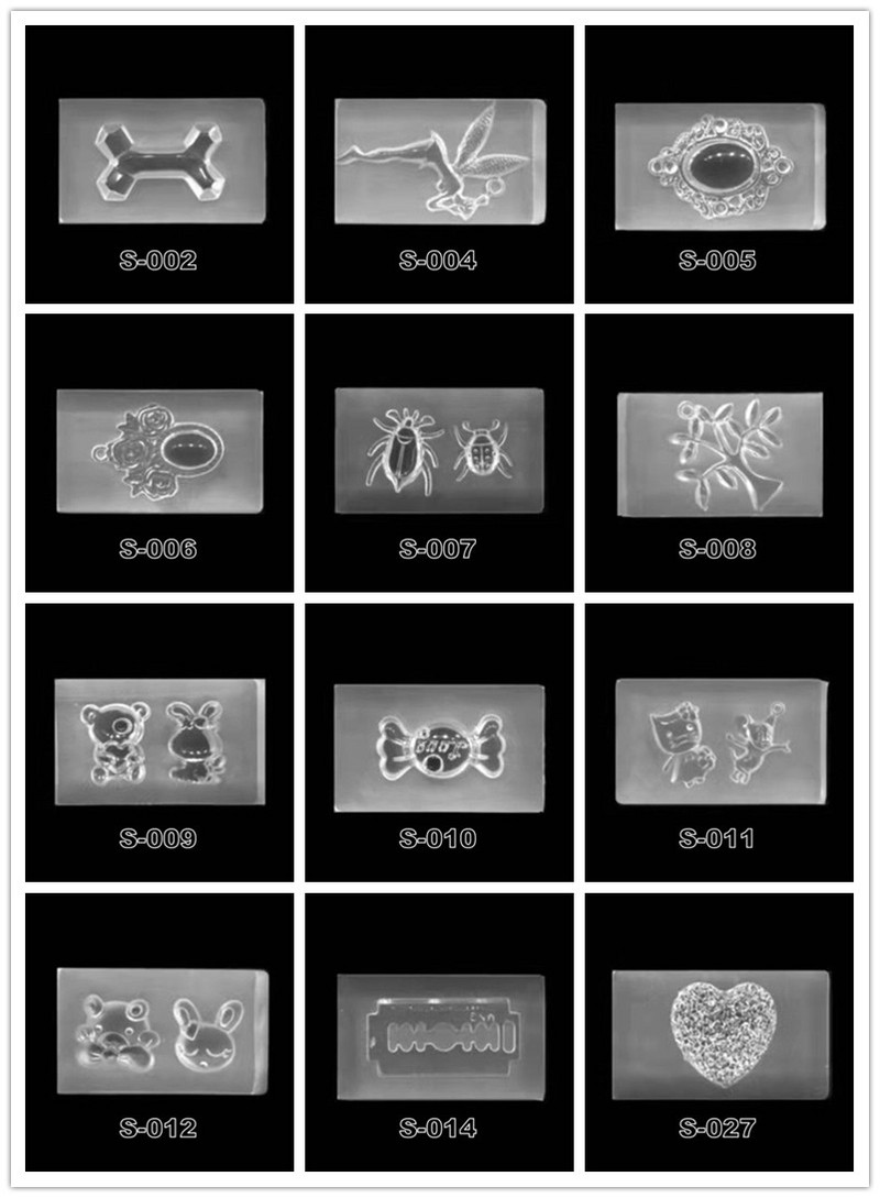 36 Style Hook Decor 3D Carving Silicon Mold DIY UV Gel Acrilic