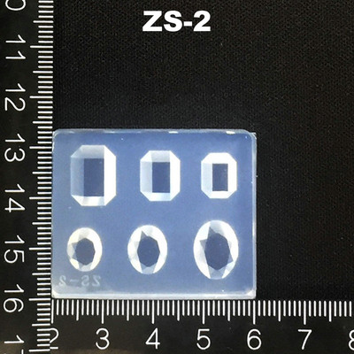 3D дърворезба Силиконова форма за щамповане на нокти Неправилен модел на скъпоценен камък Направи си сам UV гел Акрилен кристален шаблон за нокти ZS 13 Style