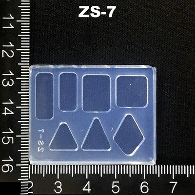 3D дърворезба Силиконова форма за щамповане на нокти Неправилен модел на скъпоценен камък Направи си сам UV гел Акрилен кристален шаблон за нокти ZS 13 Style