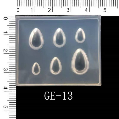 3D дърворезба Силиконова форма за щамповане на нокти Неправилен модел на скъпоценен камък Направи си сам UV гел Акрилен кристален шаблон за нокти ZS 13 Style