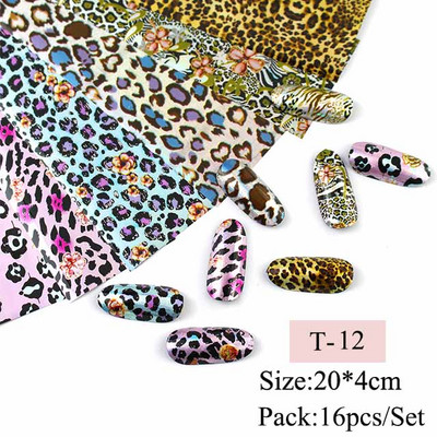 14 kom. Holografska transferna folija za nokte, zlatna klizna svjetlucava naljepnica za omot, ljepilo za zvjezdanu manikuru DIY set za ukrašavanje, papir za nokte