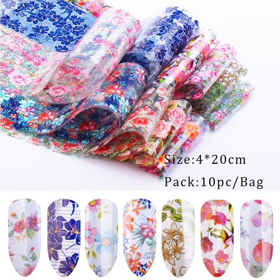 14 kom. Holografska transferna folija za nokte, zlatna klizna svjetlucava naljepnica za omot, ljepilo za zvjezdanu manikuru DIY set za ukrašavanje, papir za nokte