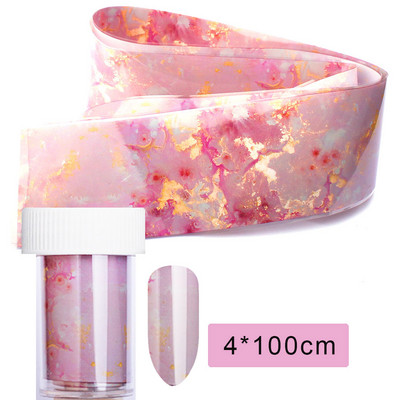 14 kom. Holografska transferna folija za nokte, zlatna klizna svjetlucava naljepnica za omot, ljepilo za zvjezdanu manikuru DIY set za ukrašavanje, papir za nokte