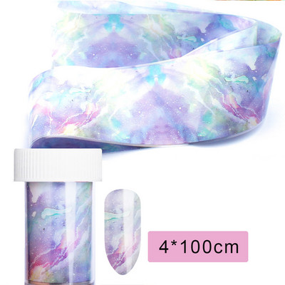 14 kom. Holografska transferna folija za nokte, zlatna klizna svjetlucava naljepnica za omot, ljepilo za zvjezdanu manikuru DIY set za ukrašavanje, papir za nokte