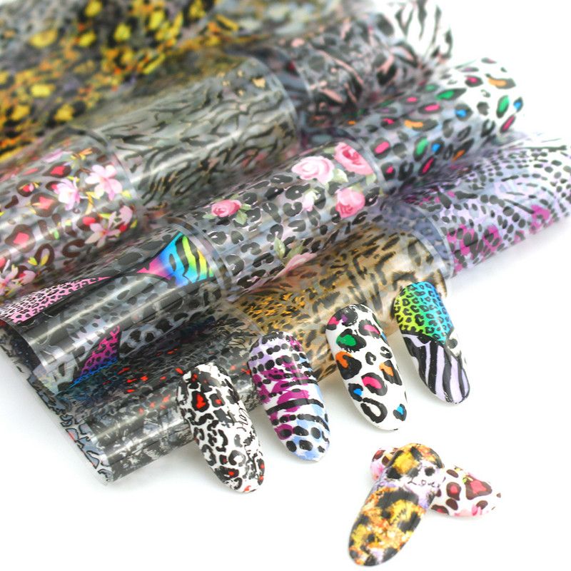 14 kom. Holografska transferna folija za nokte, zlatna klizna svjetlucava naljepnica za omot, ljepilo za zvjezdanu manikuru DIY set za ukrašavanje, papir za nokte