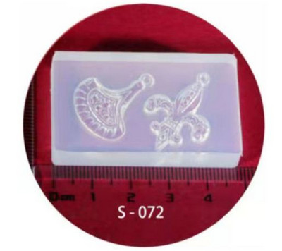 DIY ripats Dekoratsioon Konksu Dekoratsioon 3D nikerdamine Silikoonvorm DIY UV Geel Akrüül Kristall Tööriistad DIY Nail Art Decoration S 002-078