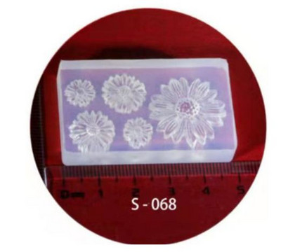 DIY ripats Dekoratsioon Konksu Dekoratsioon 3D nikerdamine Silikoonvorm DIY UV Geel Akrüül Kristall Tööriistad DIY Nail Art Decoration S 002-078
