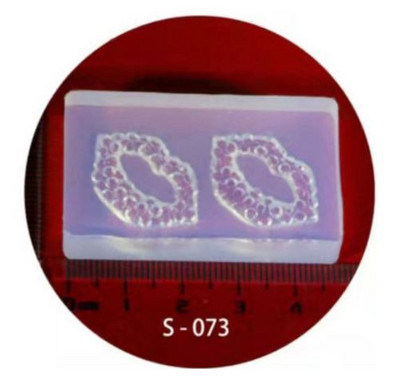 DIY ripats Dekoratsioon Konksu Dekoratsioon 3D nikerdamine Silikoonvorm DIY UV Geel Akrüül Kristall Tööriistad DIY Nail Art Decoration S 002-078