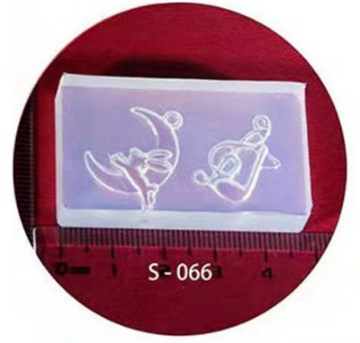 DIY ripats Dekoratsioon Konksu Dekoratsioon 3D nikerdamine Silikoonvorm DIY UV Geel Akrüül Kristall Tööriistad DIY Nail Art Decoration S 002-078