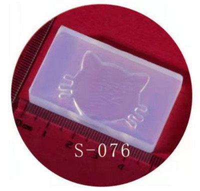 DIY ripats Dekoratsioon Konksu Dekoratsioon 3D nikerdamine Silikoonvorm DIY UV Geel Akrüül Kristall Tööriistad DIY Nail Art Decoration S 002-078