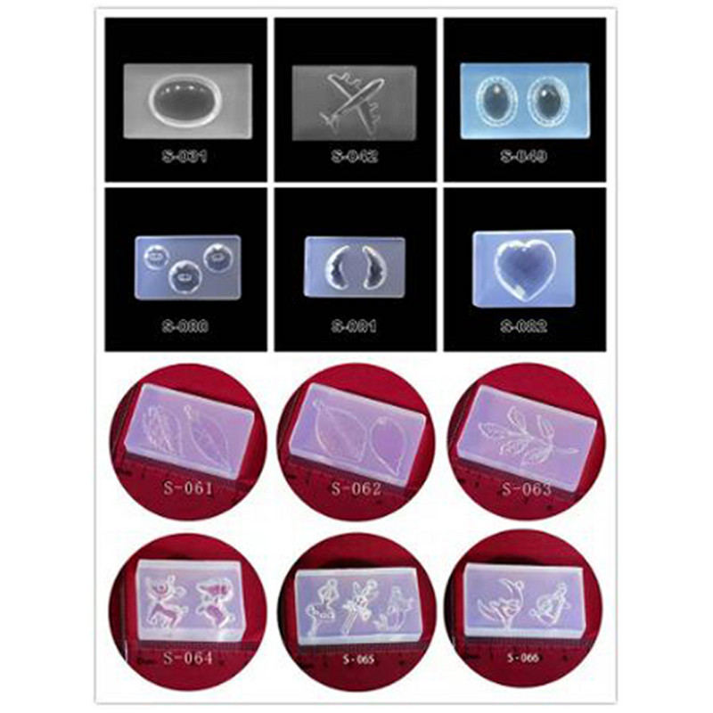 DIY medál dekoráció horog dekor 3D faragás szilikon forma barkács UV gél akril kristály szerszámok barkács körömdísz S 002-078