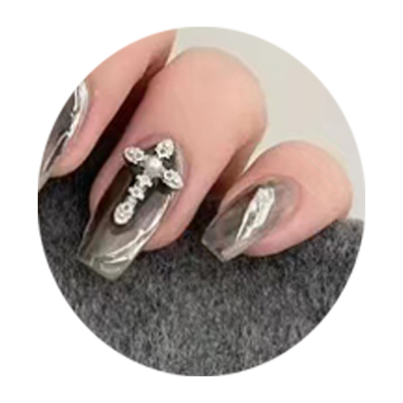 Križ/školjka/zec/kaktus 3D oblikovani silikonski kalup za nokte Reljefni predložak Alat za utiskivanje noktiju DIY UV gel ukras za lažne vrhove