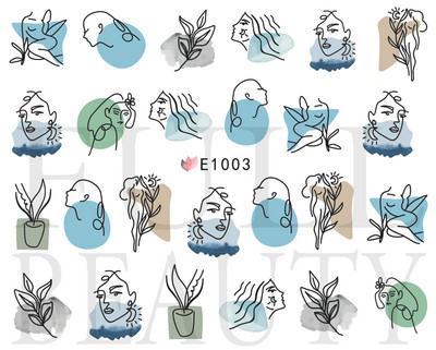 3D sädelev lilleline küünte kleebis läikiv geomeetriline lilleline liblikas liugur küüntele Kevadine maniküür Kleebised Dekoratsioon LAJO-2249