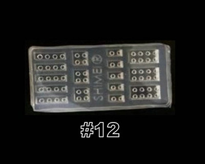 Novi 3D oblikovani silikonski kalup za utiskivanje noktiju Mjesec/kaktus/mašna uzorak DIY UV gel akrilni kristalni predložak za nokte