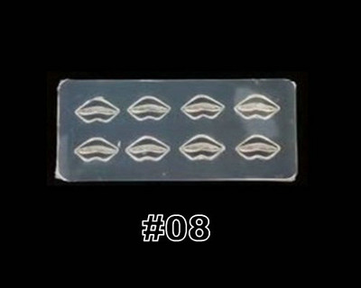 Novi 3D oblikovani silikonski kalup za utiskivanje noktiju Mjesec/kaktus/mašna uzorak DIY UV gel akrilni kristalni predložak za nokte