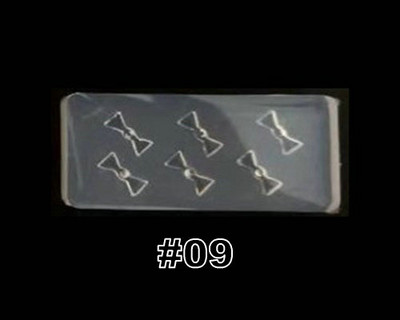 Novi 3D oblikovani silikonski kalup za utiskivanje noktiju Mjesec/kaktus/mašna uzorak DIY UV gel akrilni kristalni predložak za nokte