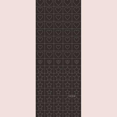 Αυτοκόλλητο πρότυπο γαλλικού κούφιου νυχιού DIY Love Snowflake Butterfly Finger Nail Εργαλεία μανικιούρ Αξεσουάρ Στένσιλ νυχιών ομορφιάς