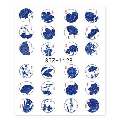 Κόκκινο μαύρο πολύχρωμο Dragons αυτοκόλλητα νυχιών Angel Virgin Mary Water Decals Προσωρινό συρόμενο τατουάζ για μανικιούρ νυχιών LESTZ1114-1137