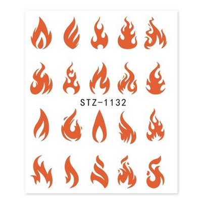 Κόκκινο μαύρο πολύχρωμο Dragons αυτοκόλλητα νυχιών Angel Virgin Mary Water Decals Προσωρινό συρόμενο τατουάζ για μανικιούρ νυχιών LESTZ1114-1137