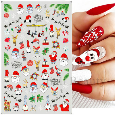 Satriecošas ziedu uzlīmes nagu uzlīmes 3D uzlīmes Līnijas Neļķes Slīdnis Ģeometriski Ziedi Lapas Nail Art DIY pavasara manikīra folija LAF804