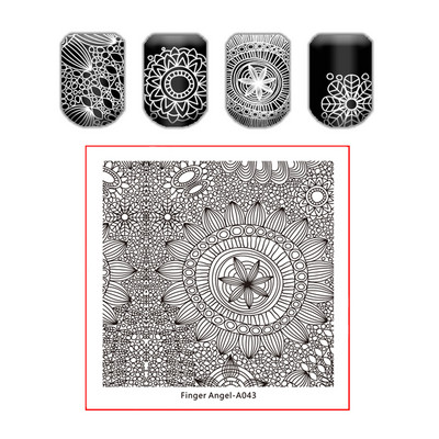 Kingakott küünte tembeldamise plaat pits lillede lehtede küüneplaadid templi maniküüri komplekt sulgede tekstuuri jaoks liblikas küünte kunsti tembeldamiseks