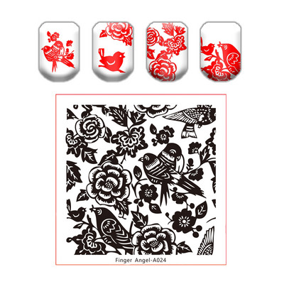 Kingakott küünte tembeldamise plaat pits lillede lehtede küüneplaadid templi maniküüri komplekt sulgede tekstuuri jaoks liblikas küünte kunsti tembeldamiseks