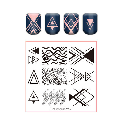 Kingakott küünte tembeldamise plaat pits lillede lehtede küüneplaadid templi maniküüri komplekt sulgede tekstuuri jaoks liblikas küünte kunsti tembeldamiseks