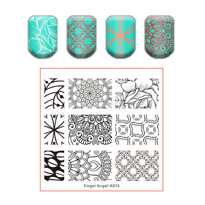 Kingakott küünte tembeldamise plaat pits lillede lehtede küüneplaadid templi maniküüri komplekt sulgede tekstuuri jaoks liblikas küünte kunsti tembeldamiseks