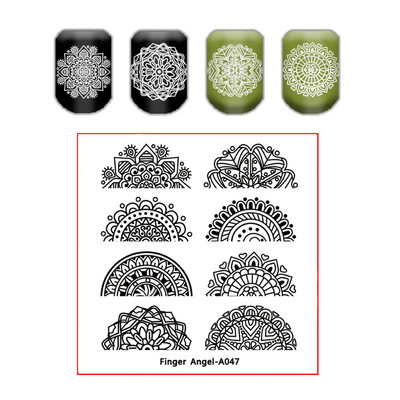 Kingakott küünte tembeldamise plaat pits lillede lehtede küüneplaadid templi maniküüri komplekt sulgede tekstuuri jaoks liblikas küünte kunsti tembeldamiseks