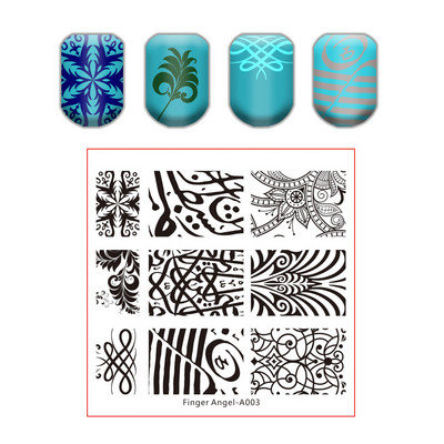 Kingakott küünte tembeldamise plaat pits lillede lehtede küüneplaadid templi maniküüri komplekt sulgede tekstuuri jaoks liblikas küünte kunsti tembeldamiseks