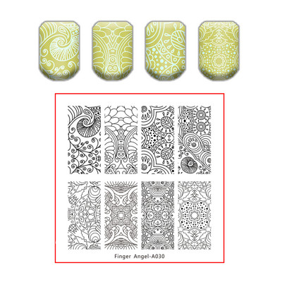 Kingakott küünte tembeldamise plaat pits lillede lehtede küüneplaadid templi maniküüri komplekt sulgede tekstuuri jaoks liblikas küünte kunsti tembeldamiseks