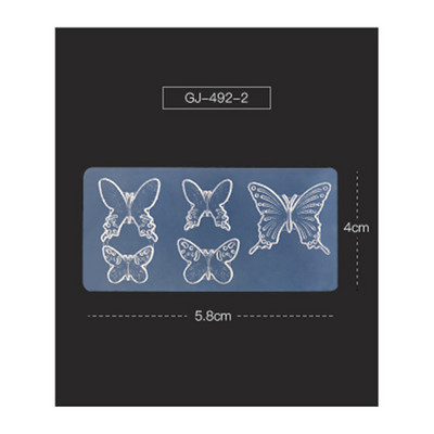 3D καλούπι σιλικόνης σκάλισμα νυχιών στένσιλ για σφράγιση πλάκα σιλικόνης Πρότυπο τέχνης νυχιών βερνίκι γέλης UV Εργαλεία για DIY καλούπι για μανικιούρ