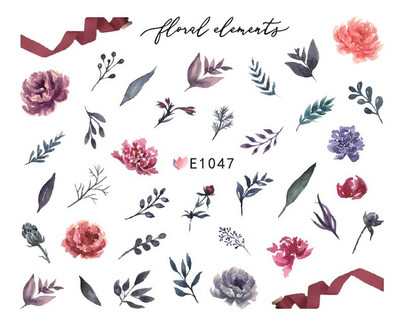 3D purpursarkanas zilas ļaunas acis nagu mākslas uzlīmes Čūska liesma Zvaigznes slīdņi Dekorācija Jauki sienāzis Dzīvnieku gēla lakas uzlīmes FBEB173