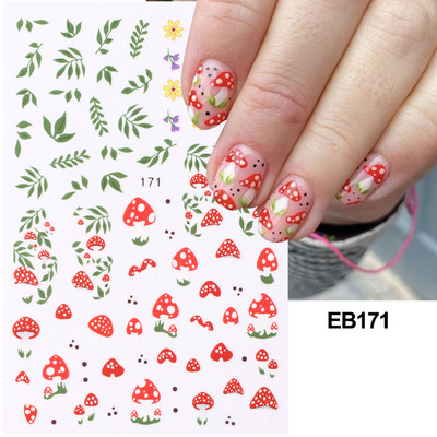 3D purpursarkanas zilas ļaunas acis nagu mākslas uzlīmes Čūska liesma Zvaigznes slīdņi Dekorācija Jauki sienāzis Dzīvnieku gēla lakas uzlīmes FBEB173