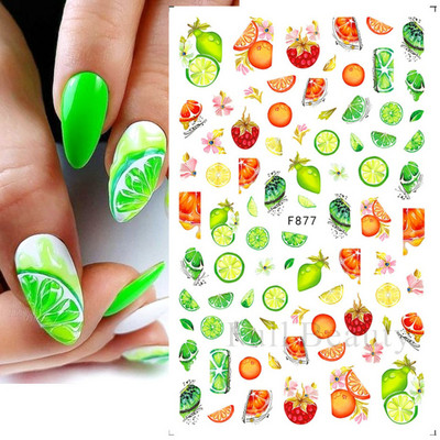 3D purpursarkanas zilas ļaunas acis nagu mākslas uzlīmes Čūska liesma Zvaigznes slīdņi Dekorācija Jauki sienāzis Dzīvnieku gēla lakas uzlīmes FBEB173