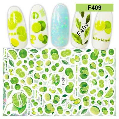 3D purpursarkanas zilas ļaunas acis nagu mākslas uzlīmes Čūska liesma Zvaigznes slīdņi Dekorācija Jauki sienāzis Dzīvnieku gēla lakas uzlīmes FBEB173