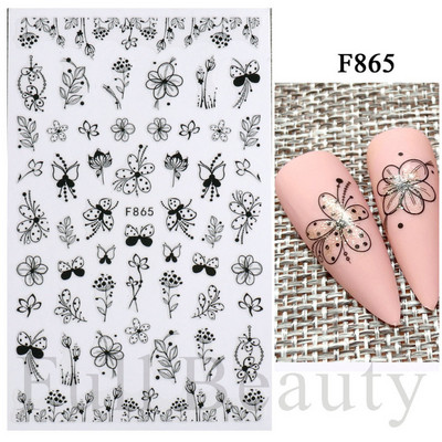 3D purpursarkanas zilas ļaunas acis nagu mākslas uzlīmes Čūska liesma Zvaigznes slīdņi Dekorācija Jauki sienāzis Dzīvnieku gēla lakas uzlīmes FBEB173