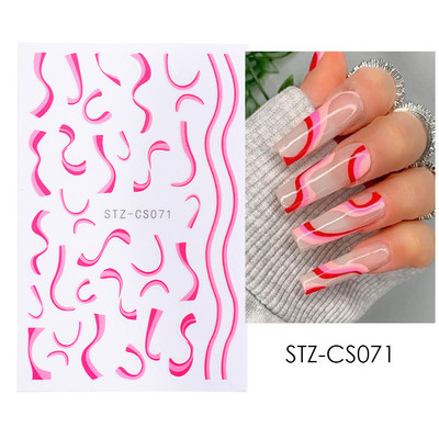 3D mustade lehtedega küünekleebis liblikas lillede küünekaunistused korea prantsuse armsad liuguri tagaliimi kleebised tüdrukutele CHF868