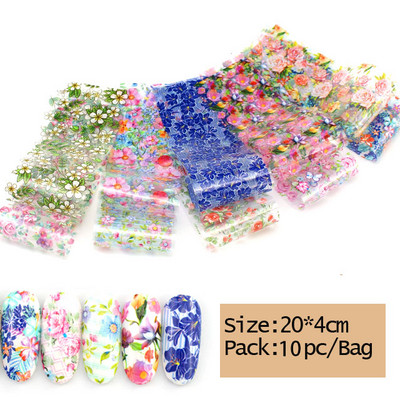 Sädelevad küünekleebised 4*20 cm küünte ülekandmise kleebised Laser Rose Gold šampanja küünte kunsti tätoveeringud