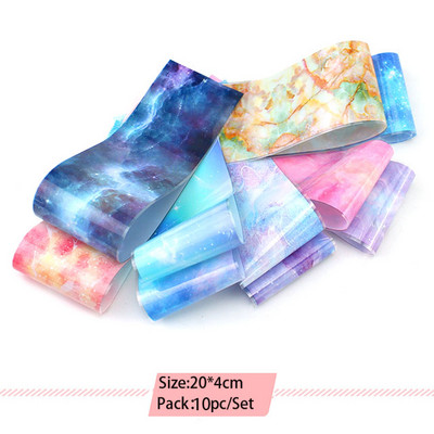 Sädelevad küünekleebised 4*20 cm küünte ülekandmise kleebised Laser Rose Gold šampanja küünte kunsti tätoveeringud