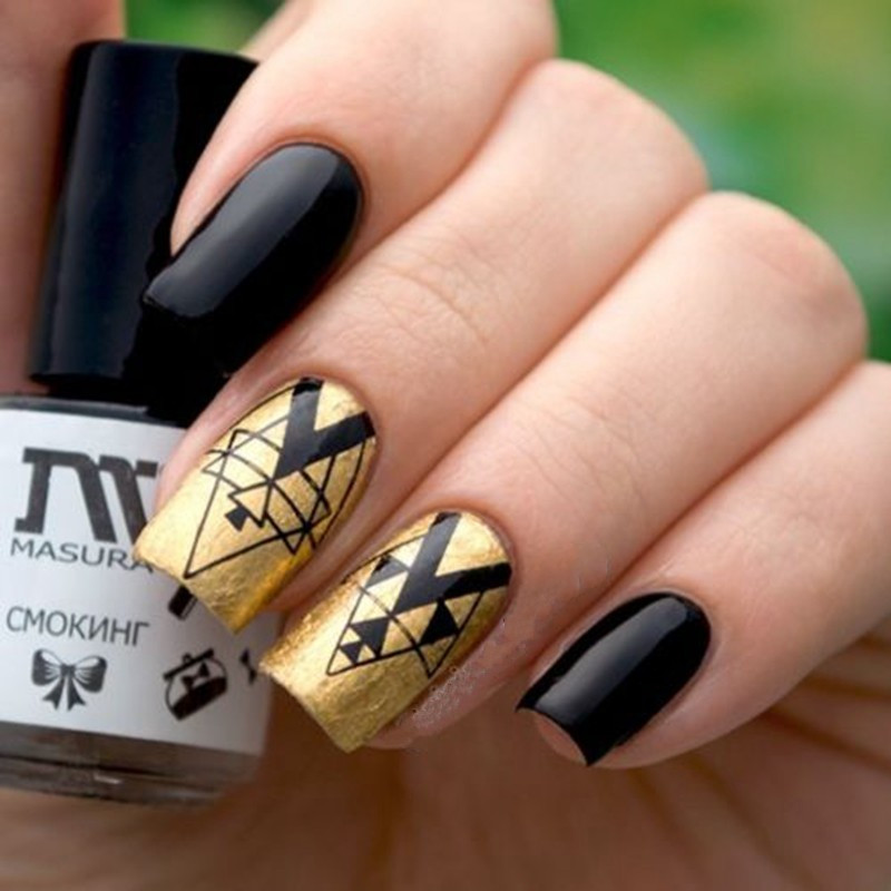 1 KOM XYZ pravokutnik od nehrđajućeg čelika Nail Art Image Stamp Ploče za utiskivanje Šablone za manikuru Hot-prodajni alati za nokte XYZ345