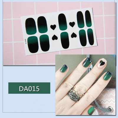 1lap Divat Vegyes minták Körömmatrica Koreai stílusok Ujjhegyek Női Vízálló körömdíszítő pakolások Matricák Manikűr dekorációk